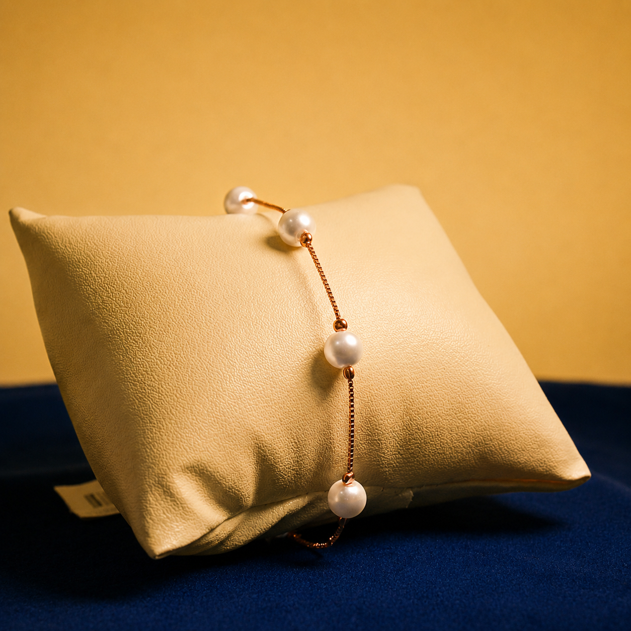 Rose Gold Aurelle Pearl Bracelet
