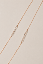 Rose Gold Elara Crystal Anklet