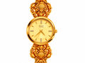 Raga Titan Aurelia Heritage Gold-Tone Bracelet Watch