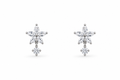Silver Petal Grace Studs