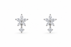 Silver Petal Grace Studs
