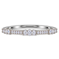 Silver Twin Radiance Ring