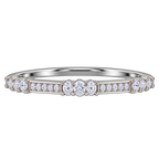 Silver Twin Radiance Ring