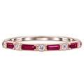 Silver Blush Luxe Band Ring