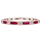 Silver Blush Luxe Band Ring