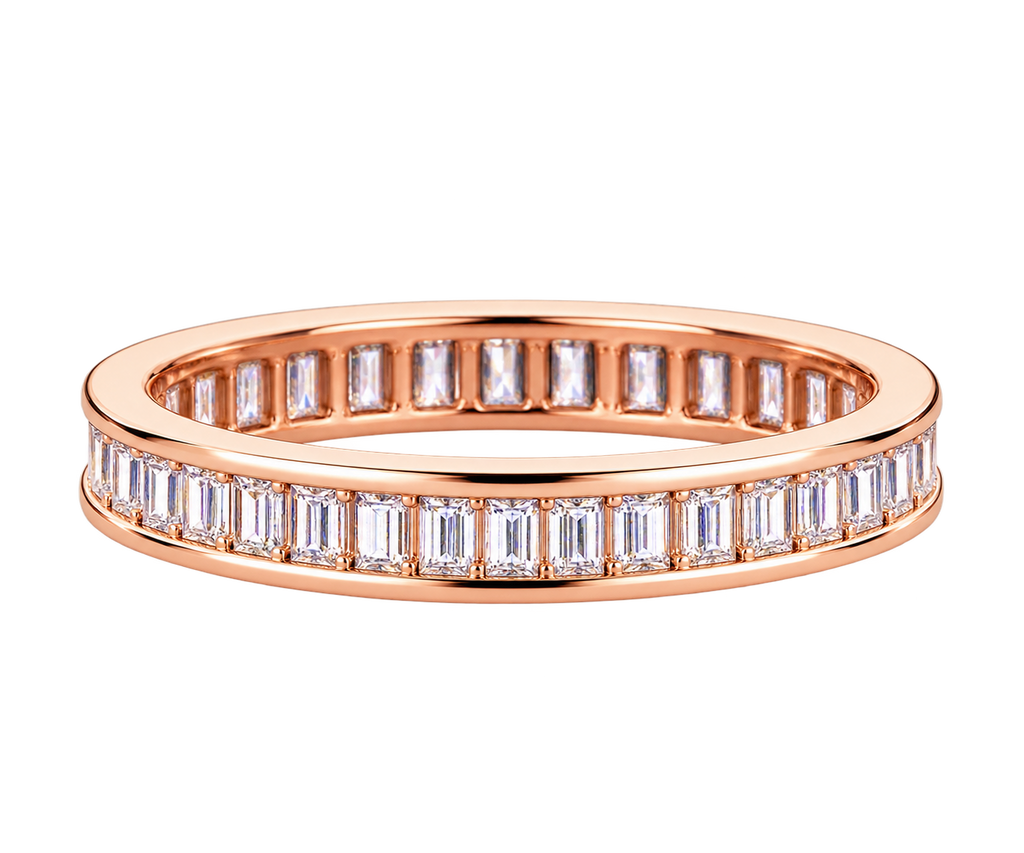 Golden Baguette Élan Ring