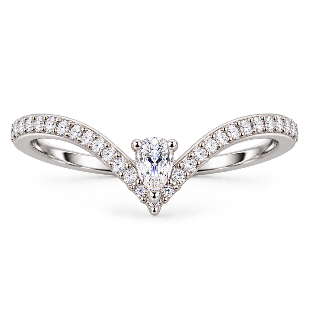 Silver Crossover Gleam Ring