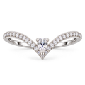 Silver Crossover Gleam Ring