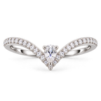 Silver Crossover Gleam Ring
