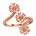 Rosé Blossom Gleam Ring