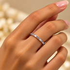 Silver Luminara Slim Ring