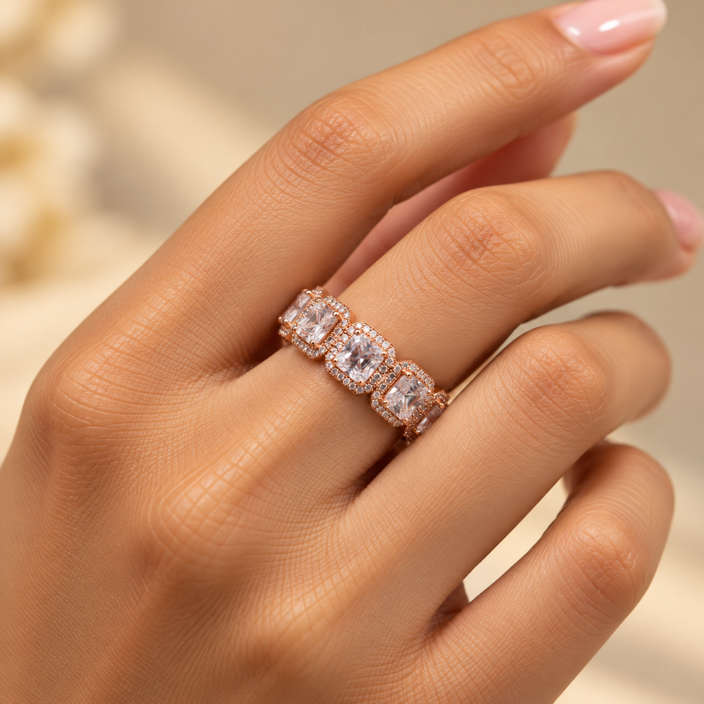 Rosé Éclat Grandeur Ring