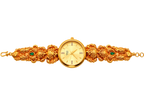 Raga Titan Aurelia Heritage Gold-Tone Bracelet Watch