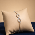 Silver Elara Infinity Bracelet